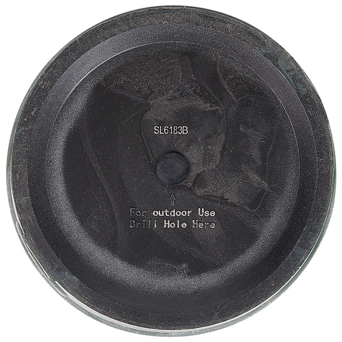 Beliani - VARI - Plantenbak - Grijs - 45 cm - Klei-vezelmengsel