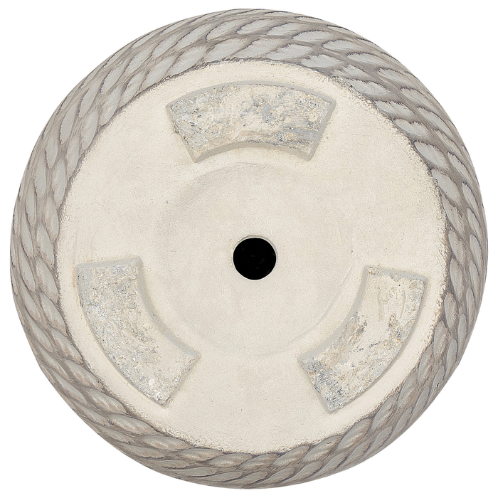 Beliani - LIVADIA - Bloempot - Taupe - 19 cm - Vezelklei