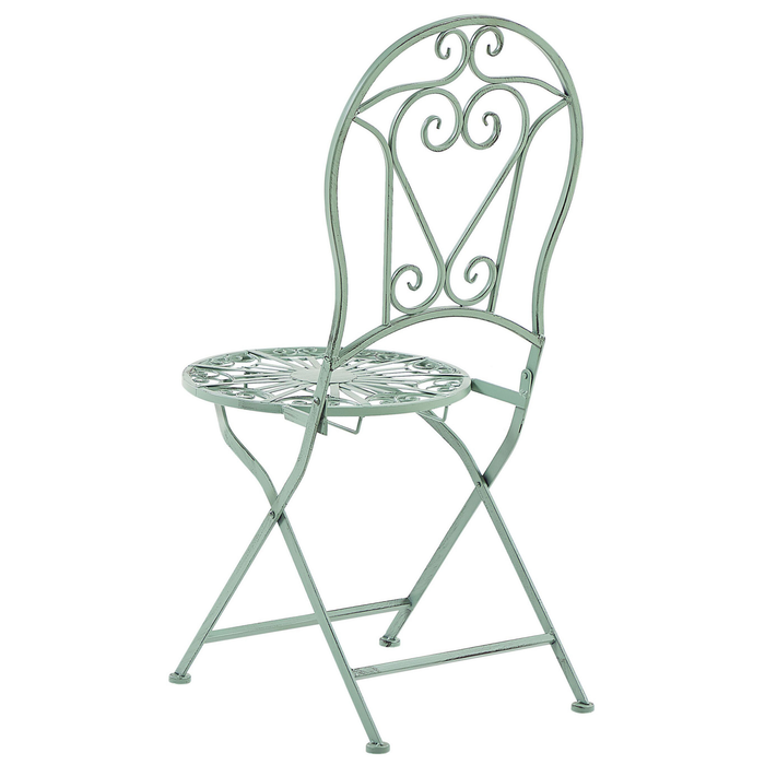 Beliani - TRENTO - Bistroset voor 2 - Groen - Metaal