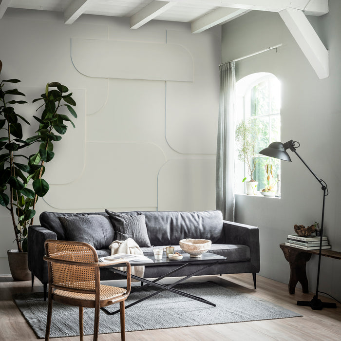 vtwonen Fotobehang - Soft 3D light grey - 280x300cm