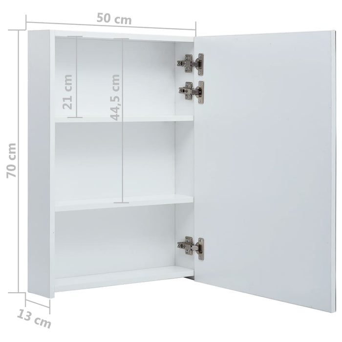 Prolenta Premium - Badkamerkast met spiegel en LED 50x13x70 cm