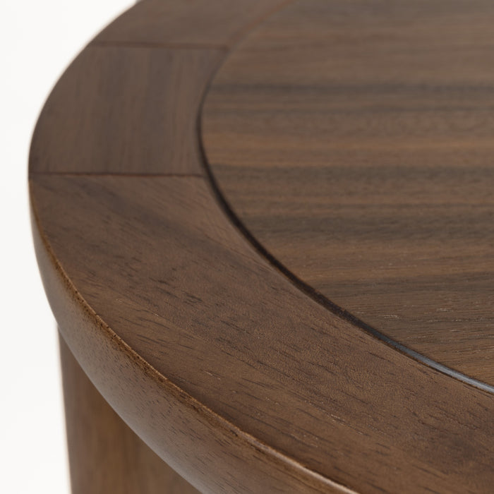 Zuiver Storm Salontafel - Ø 60 cm - Walnoot