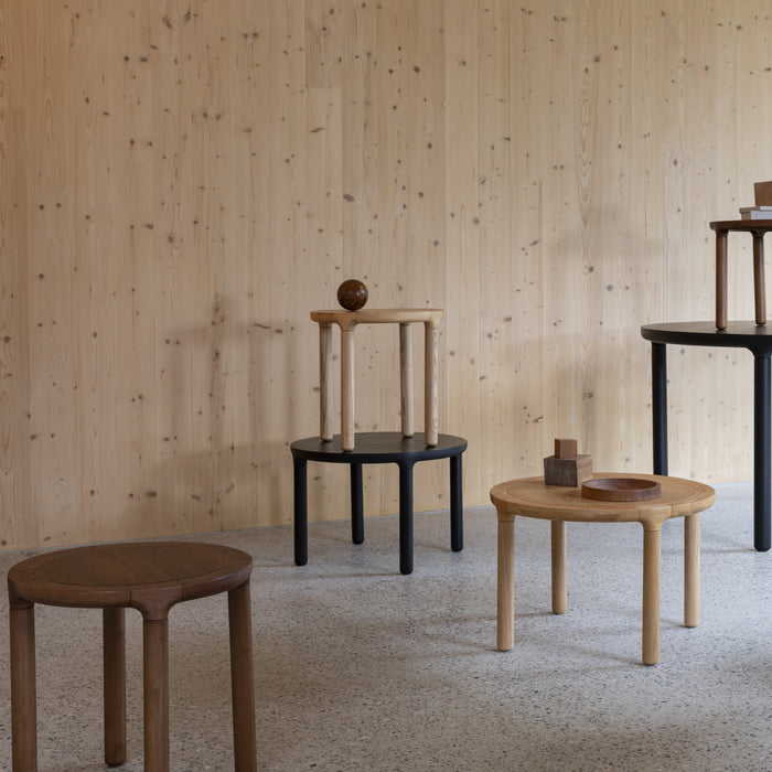 Zuiver Storm Bijzettafel - Ø 45 cm - Walnoot