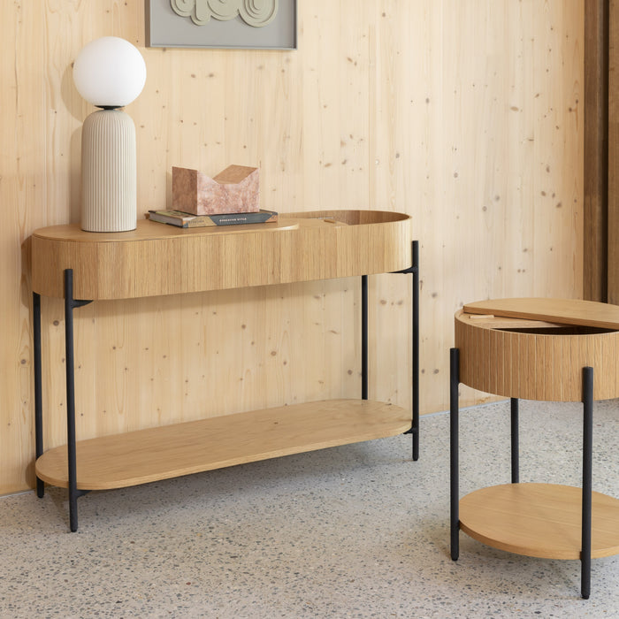 Zuiver Slides Sidetable - B 120 cm - Naturel