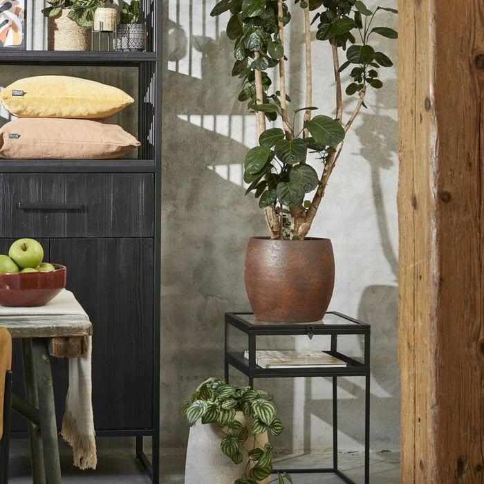 Mica Decorations plantenpot - roest|terracotta bruin - H14 x D16 cm