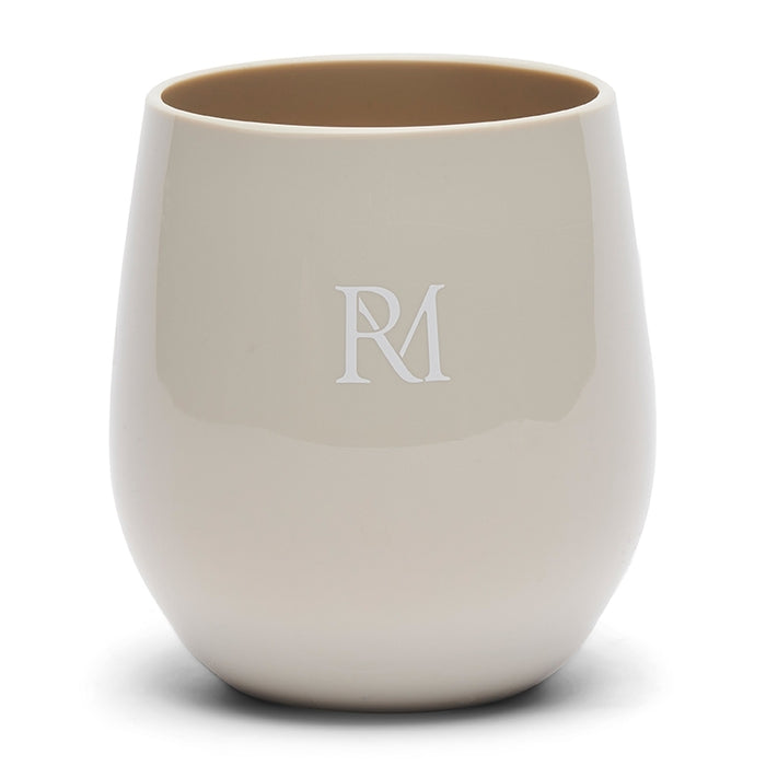 Riviera Maison Waterglazen set Beige - Monogram Outdoor 2 stuks