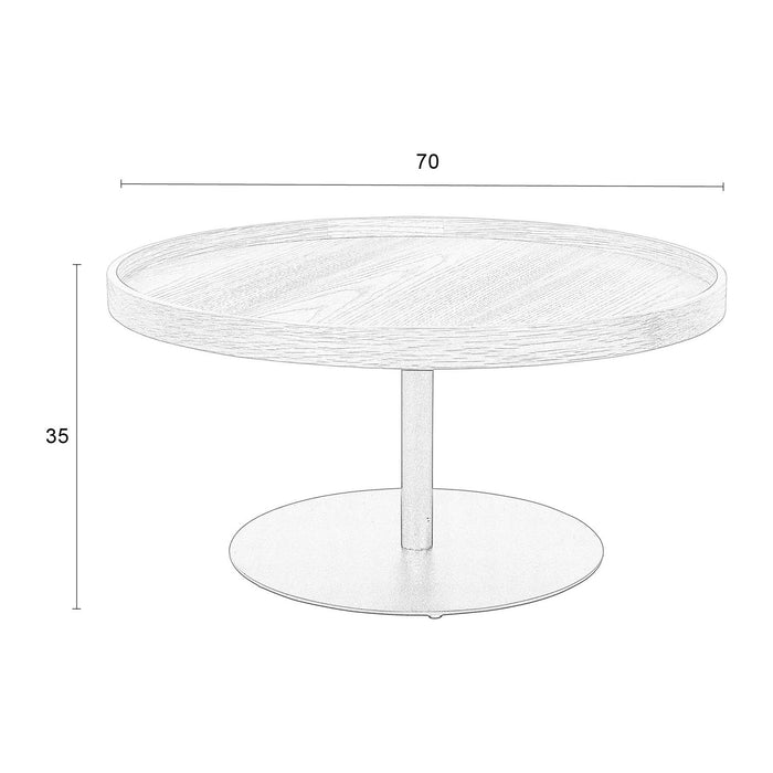 by fonQ Tray Bijzettafel L - Naturel