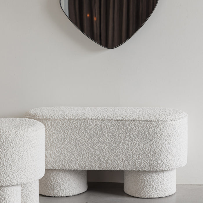 by fonQ Arc Bankje - B 93 cm - Crème