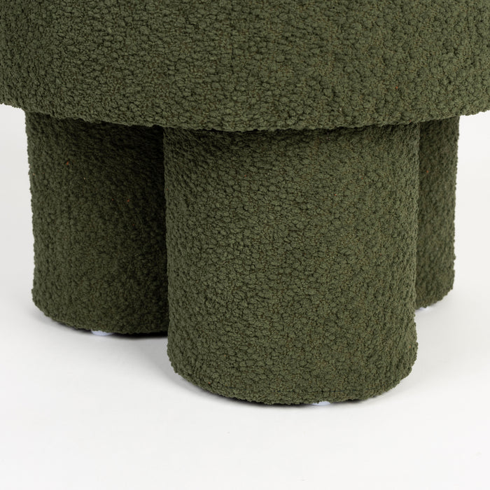 by fonQ Arc Poef Ø 40 cm - Donkergroen