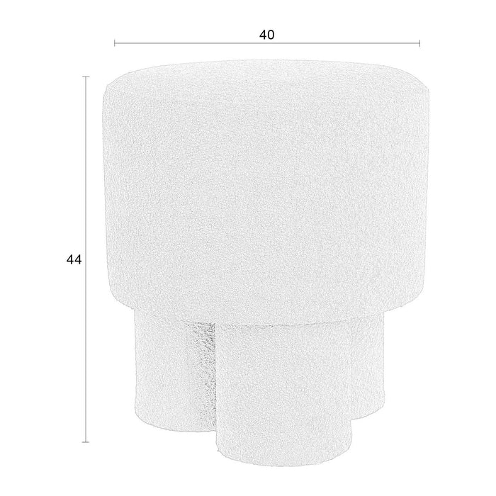 by fonQ Arc Poef Ø 40 cm - Donkergroen