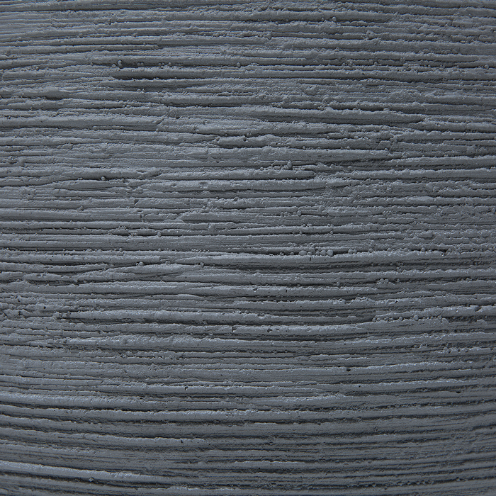 Beliani - ZAKROS - Bloempot - Grijs - 50 cm - Klei-vezelmengsel