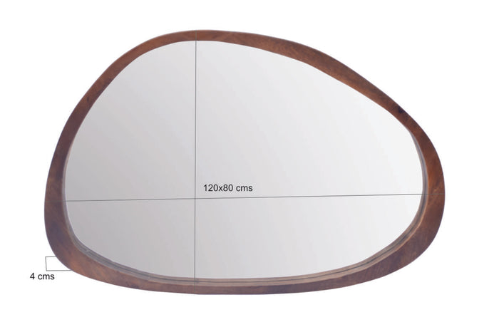 Brix - Spiegels Brix Jaira Walnut - Mangohout