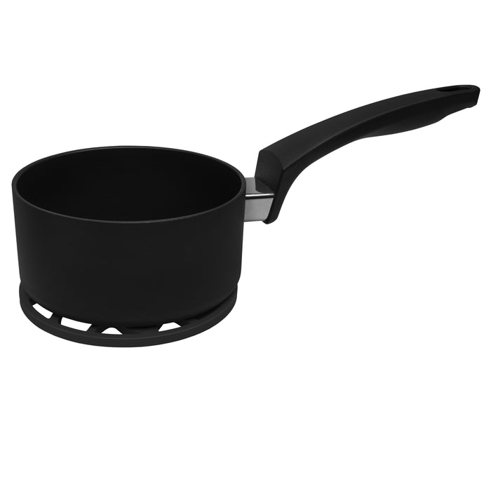 Krumble Pannenonderzetter met schubben patroon - Zwart - Set van 3