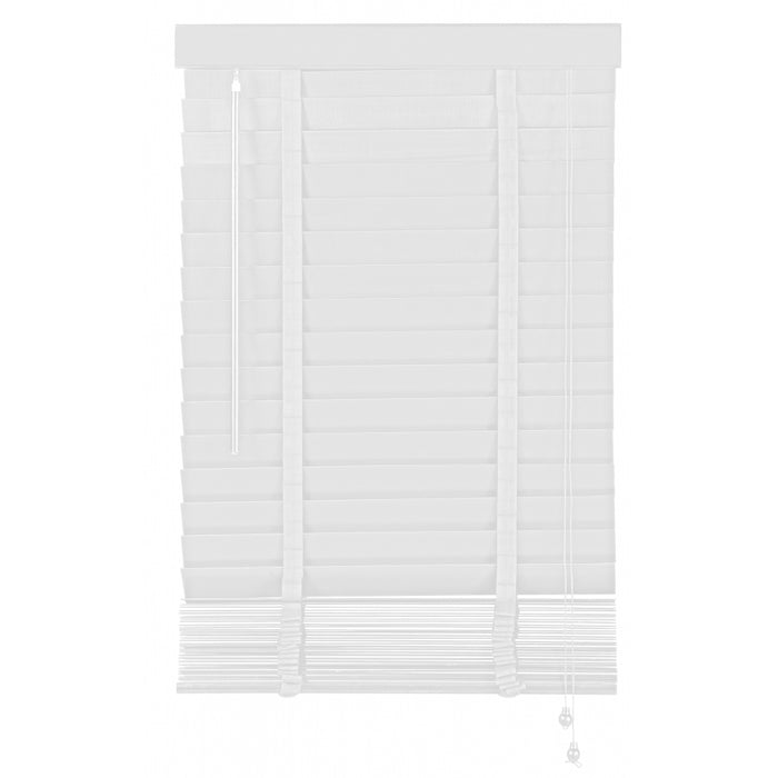 Jaloezie Hout Wit - Hout - 80x210x5cm (BxHxD)