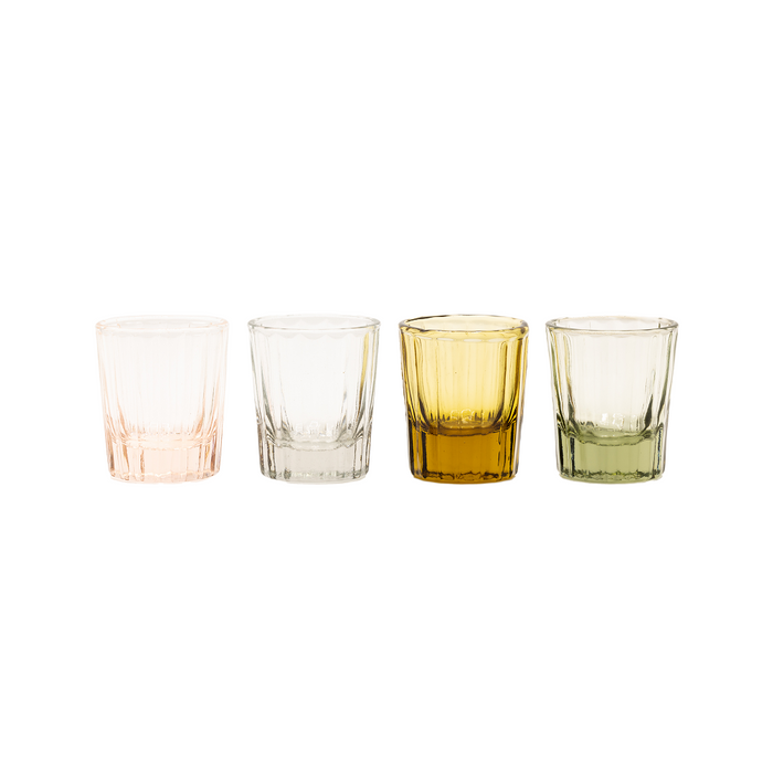 Brût Homeware, Set van 6, Espresso Glas 7 CL, groen