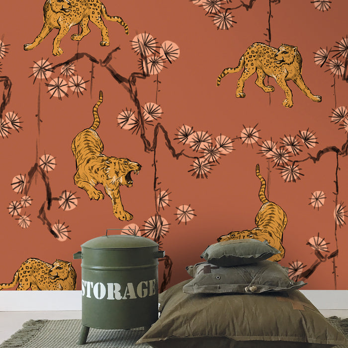 Stapelgoed Fotobehang | Panter Pink - Roze - 280x150cm