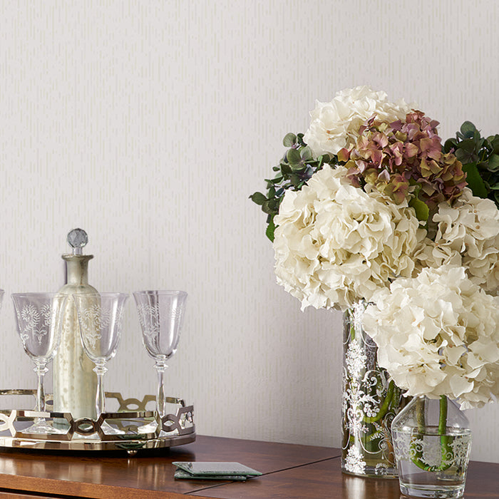 Laura Ashley Blyth Paintable Behang - Uni - 10mx52cm - Wit