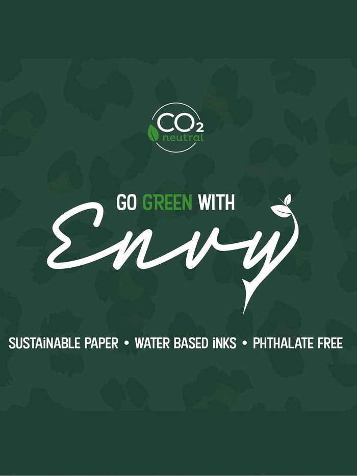 Envy vliesbehang Cheetin Day wit|groen 10mx52cm