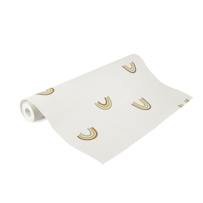 Little Dutch Vintage Little Rainbows Behang Kinderkamer - Regenboog -