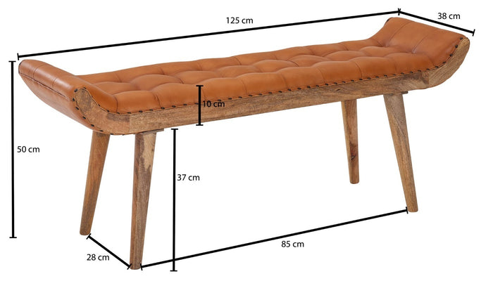 Sky Style Chesterfield Halbank Leder