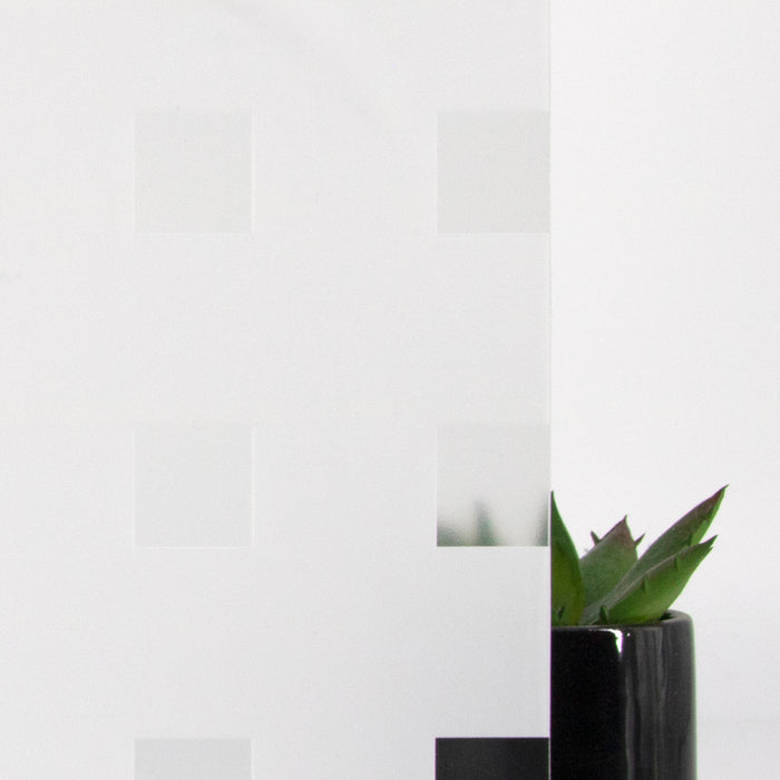 d-c-fix Caree Raamfolie - 67,5x150cm - Melkglas - Ruit - Statisch