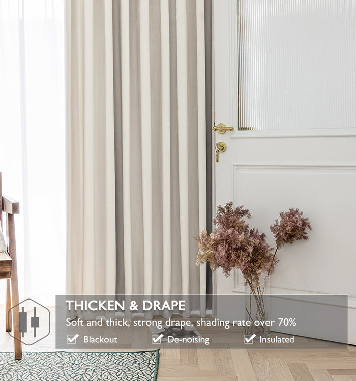 LW Collection Kant en klaar gordijnen wit 290x270cm