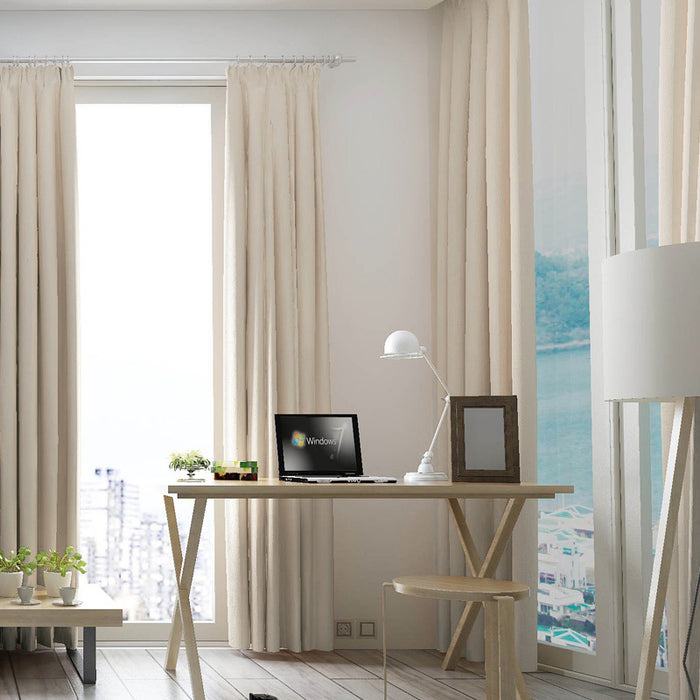 LW Collection Kant en klaar gordijnen wit 290x270cm