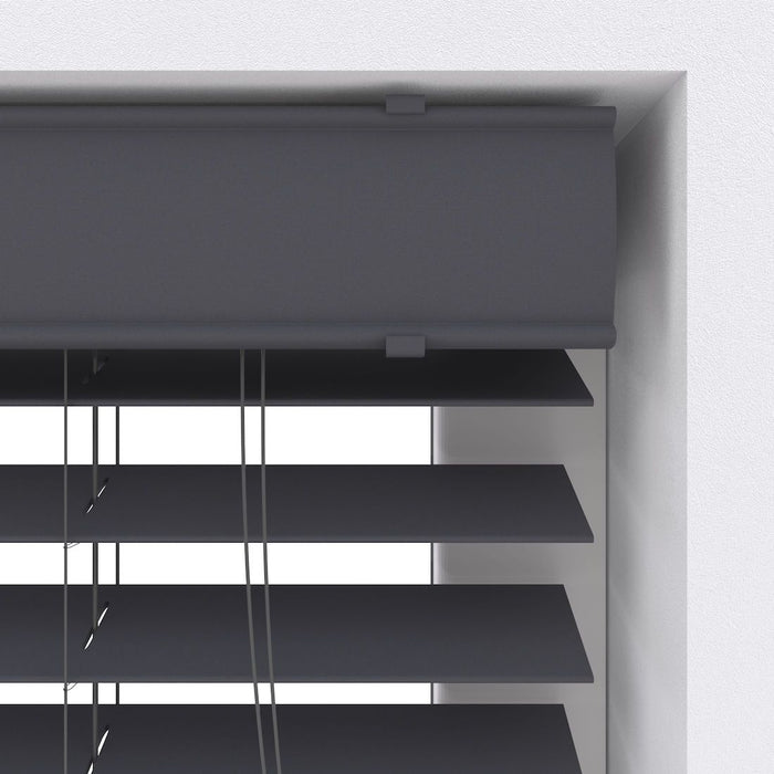 Kunststof Jaloezie - 50 mm - Easy Anthracite - 150x175 cm