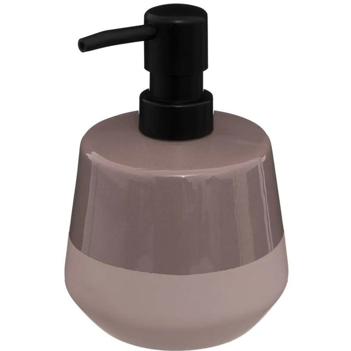 Five Zeeppompje van keramiek - taupe - 440 ml - zeepdispenser