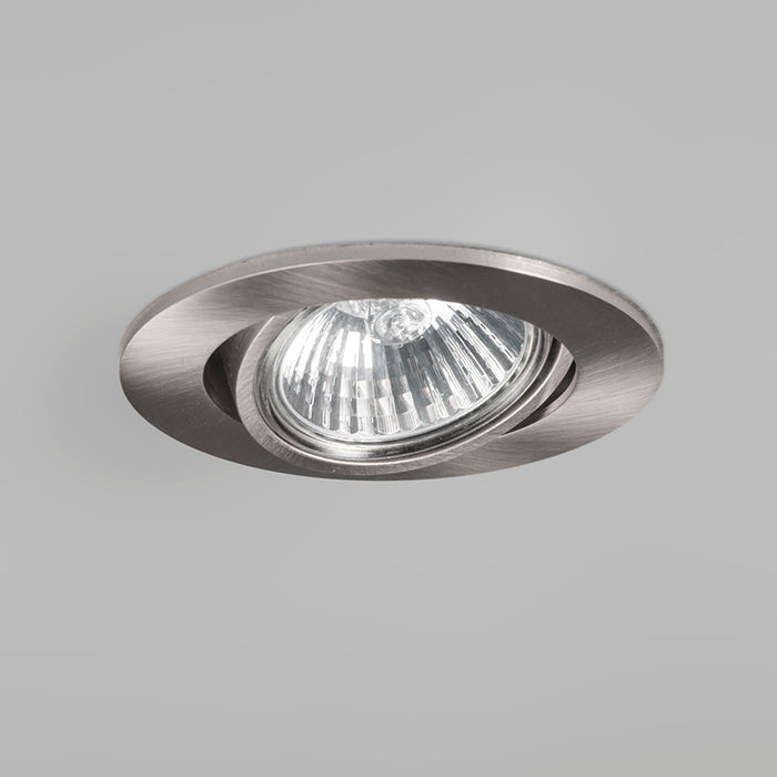 QAZQA Set van 10 inbouwspots kantelbaar aluminium - Cisco