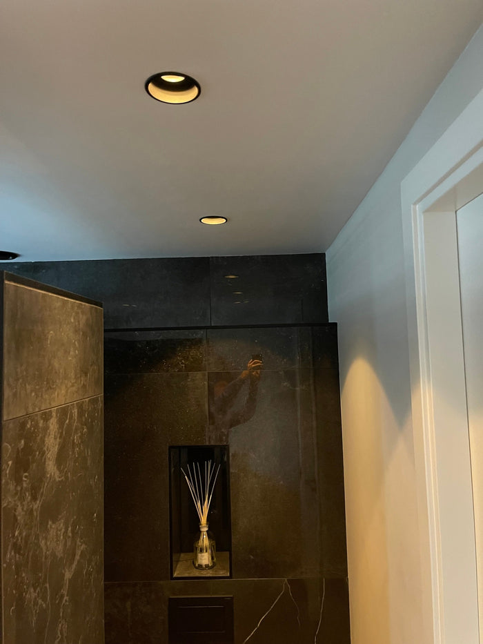 Artdelight Inbouwspot Rexi Zwart GU10 Rond 1 Lichts