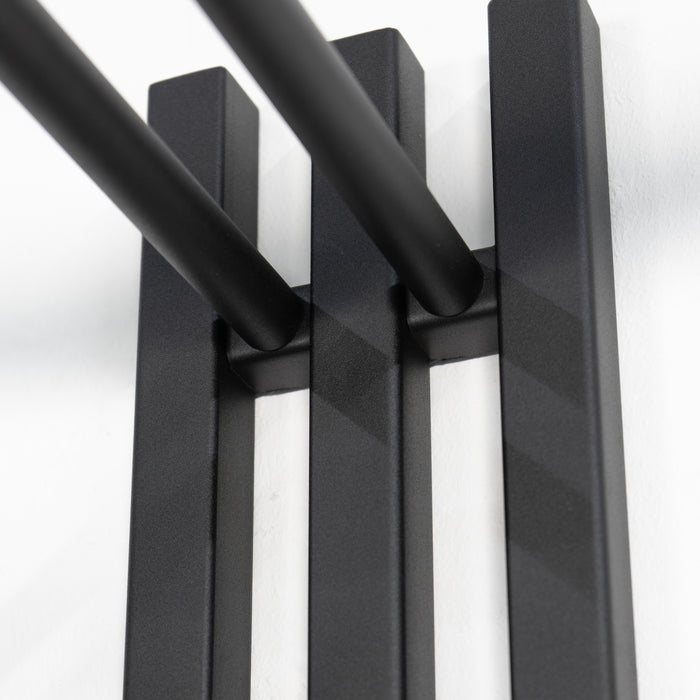 Spinder Design kapstok Senza 5 - Zwart - 2 haken