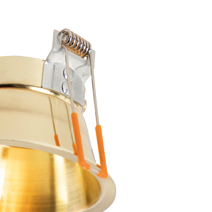 QAZQA Moderne inbouwspot goud - Dept