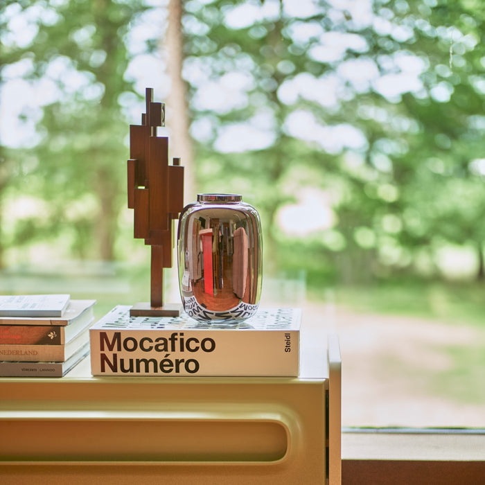 HKliving Skyline Sculpture Ornament - Espresso S