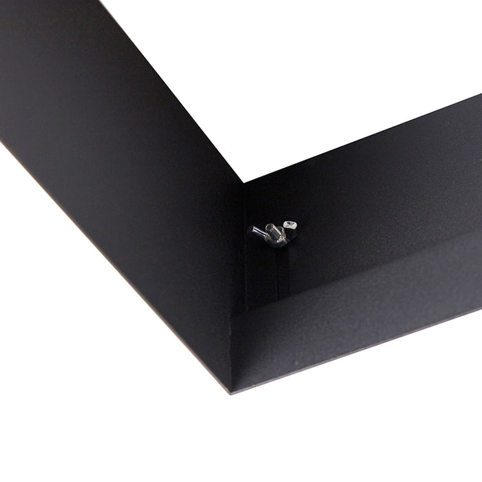 QAZQA Inbouwspot zwart GU10 AR111 Trimless 2-lichts - Oneon Honey