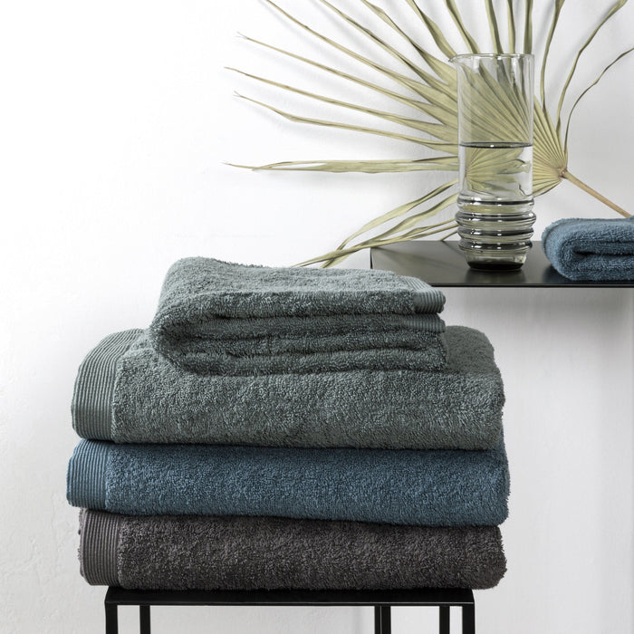 Casilin Como Badhanddoeken - 50 x 100cm - Blauw - 3 Stuks