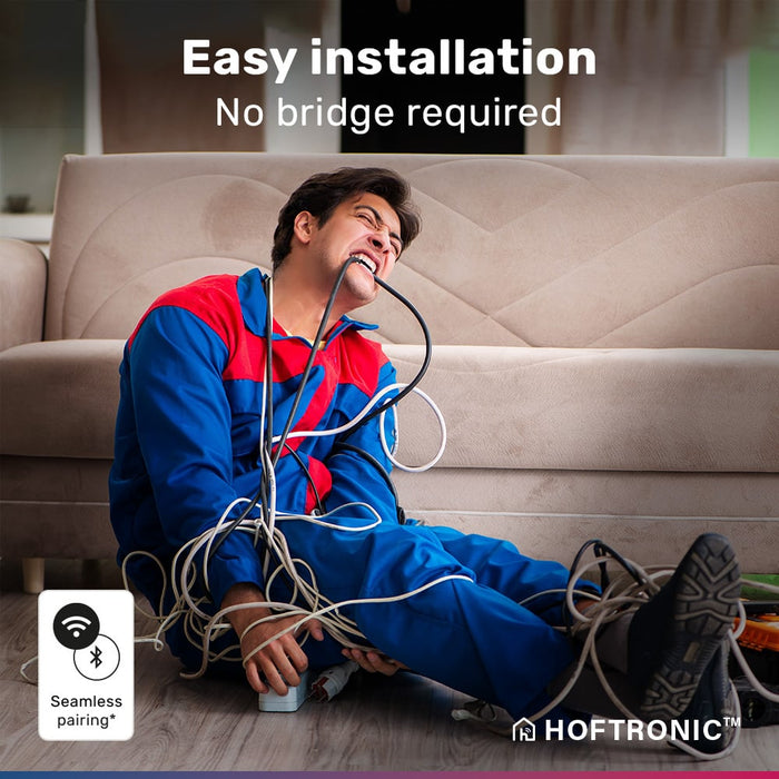 HOFTRONIC 3x Smart LED Filament A60 WiFi + Bluetooth