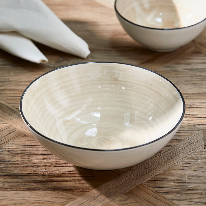 Riviera Maison Serveerschaal Beige, Grote schaal - La Bayonne M