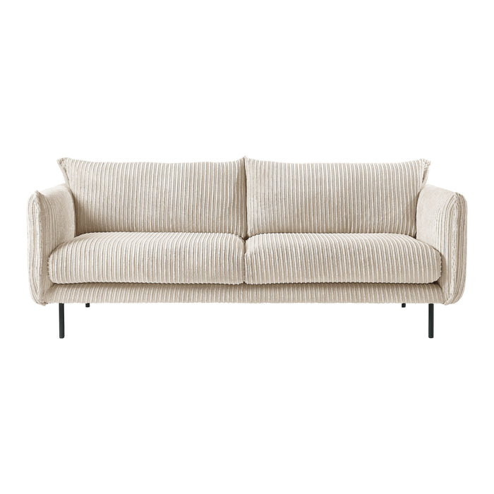 Stofstaal by fonQ Ribbon - Crème - Rib