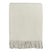 Malagoon Recycled Wool Plaid 131 x 170 cm - Abbey White