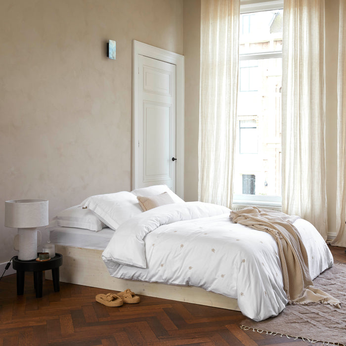 Walra Calm Clover Dekbedovertrek 200 x 220/240 cm - Wit