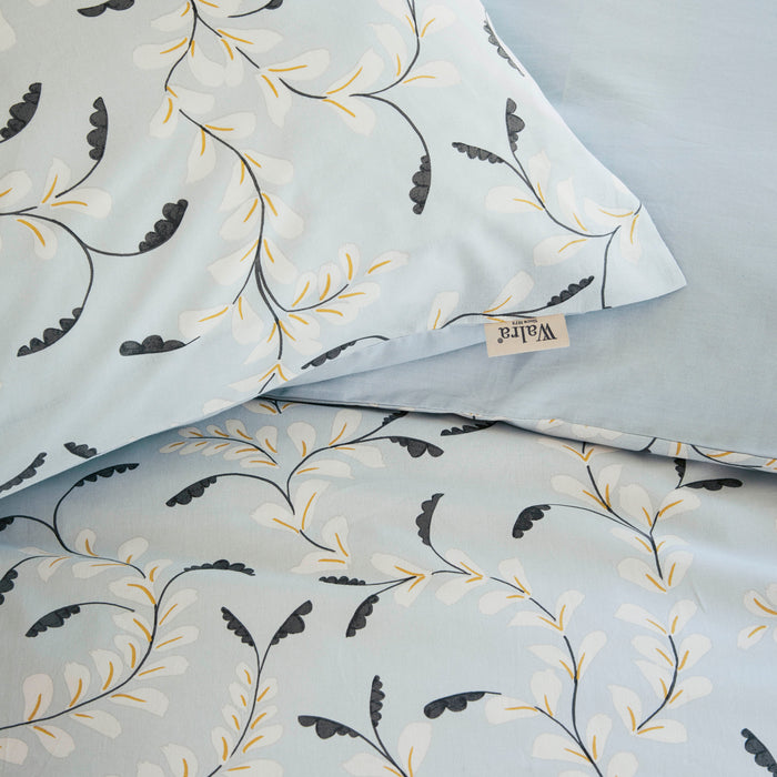 Walra Elegant Garland Dekbedovertrek 200 x 220/240 cm - Lichtblauw