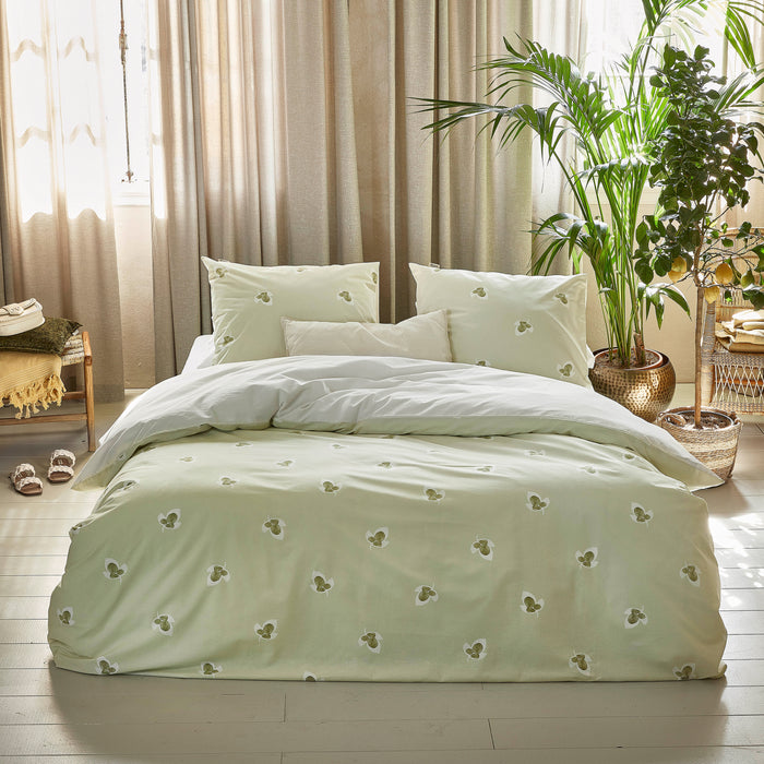 Walra Glossy Grapevine Dekbedovertrek 200 x 220/240 cm - Groen