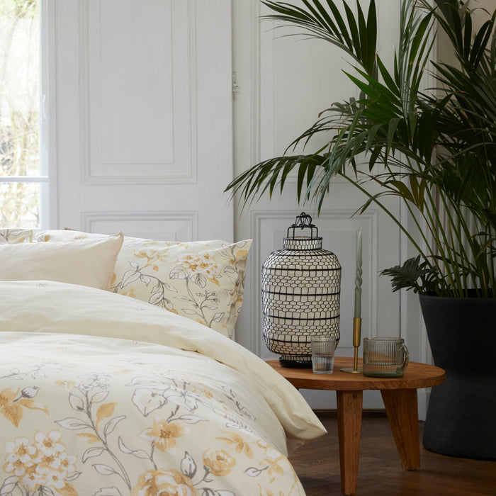 Walra Happy Helleborus Dekbedovertrek 200 x 220/240 cm - Beige