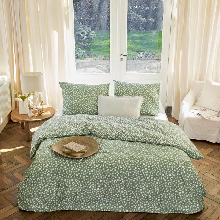 Walra Sweet Softy Dekbedovertrek 240 x 220/240 cm - Groen