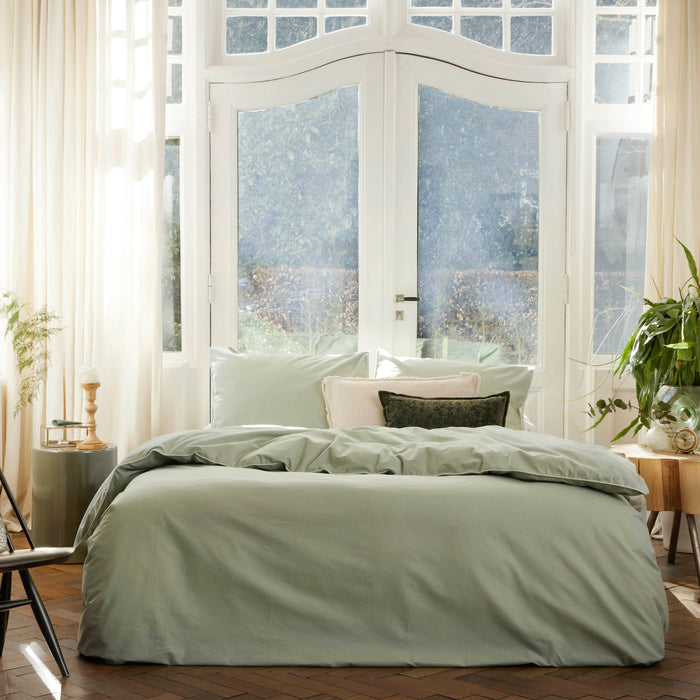 Walra Sweet Softy Dekbedovertrek 240 x 220/240 cm - Groen