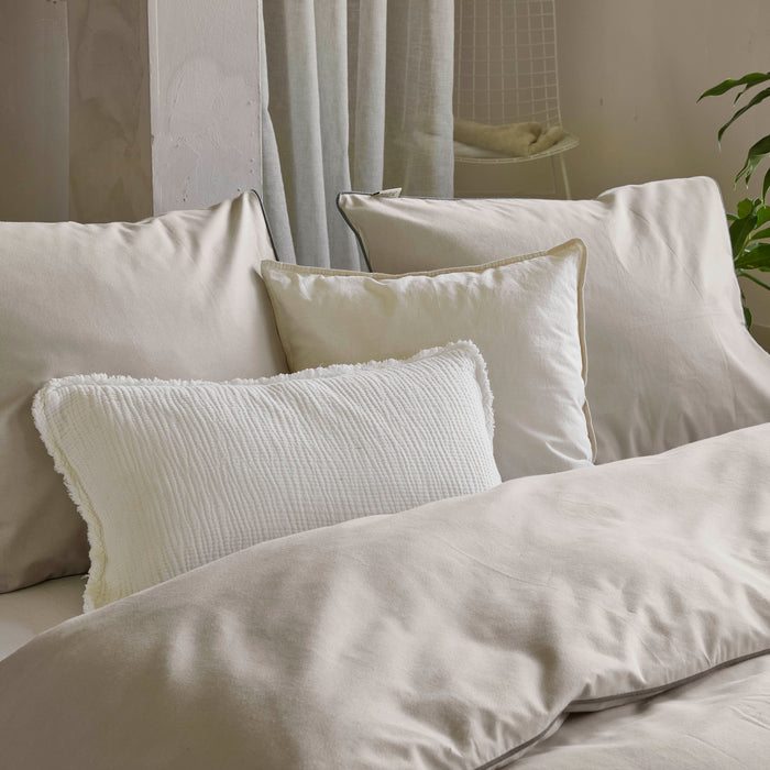 Walra Sweet Softy Dekbedovertrek 260 x 220/240 cm - Zand