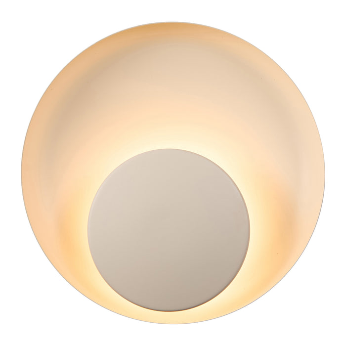 Nordlux Marsi Wandlamp - Ø 21 cm - Beige