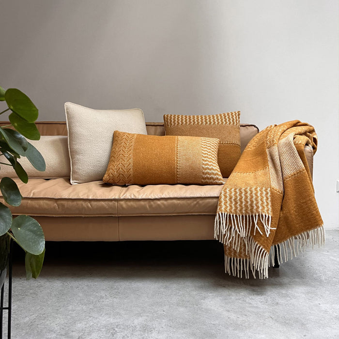 Malagoon Uptown Wollen Plaid - Ocre