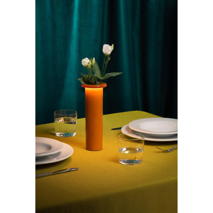 Bouquet tafellamp LED oplaadbaar beige